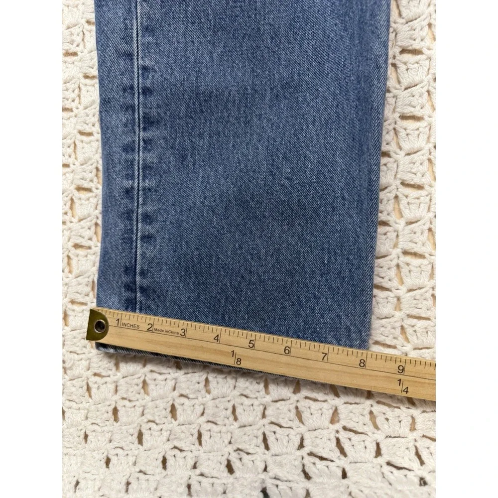 Levis 550 Jeans Men's 34x34 Fits 32x32 Blue Denim Straight Leg 100%Cotton